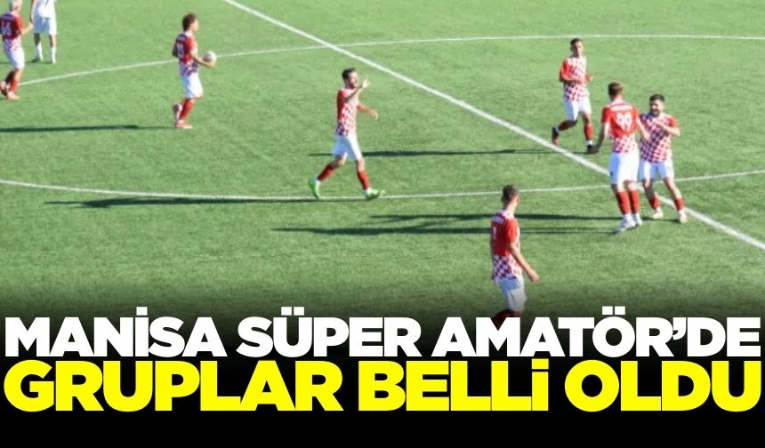 Sarıgöl Gençlerbirliği'nin grubu belli oldu! İşte rakipler