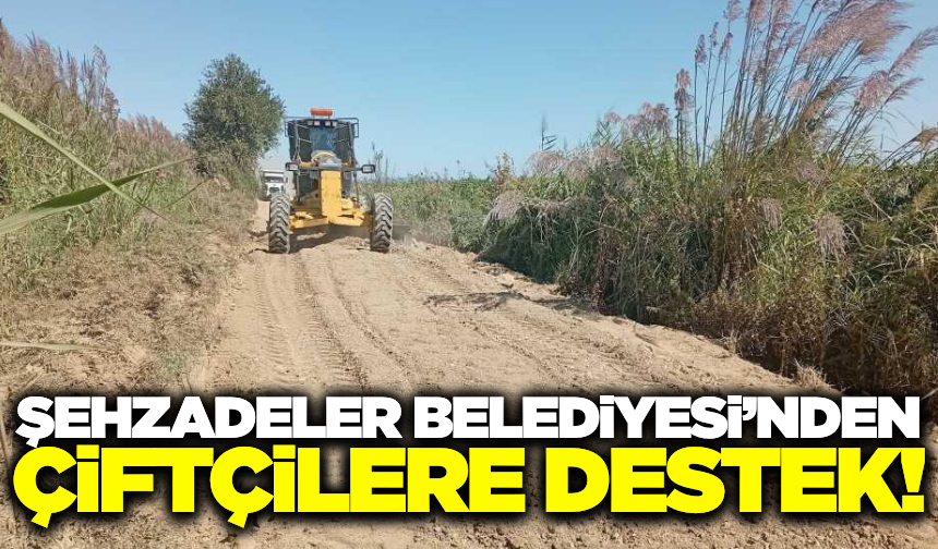 Şehzadeler'de ova yolları yenilendi, ulaşım kolaylaştı