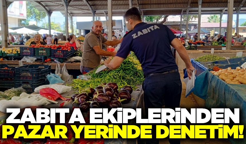 Manisa'da zabıta ekiplerinden etiket denetimi!