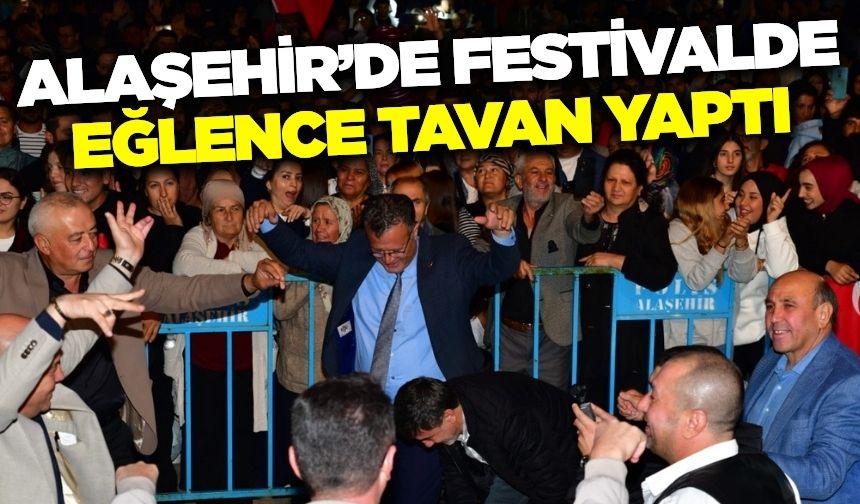 Alaşehir'de müzik ve eğlence dolu gece