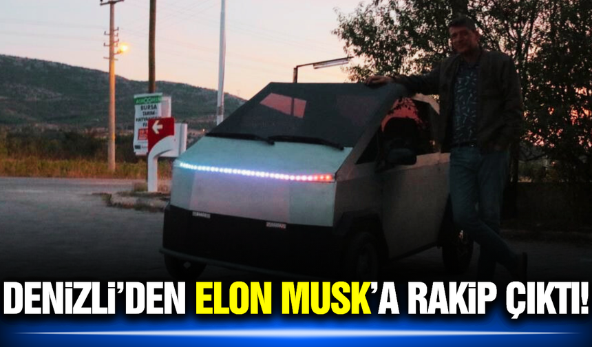 Denizli'nin yerli Cybertruck'ı! Hurdalardan yaptı, Elon Musk'a rakip çıktı!