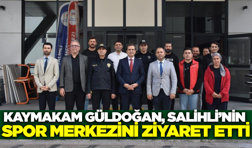 Kaymakam Güldoğan, Ramiz Turan Spor Kompleksi'ni inceledi