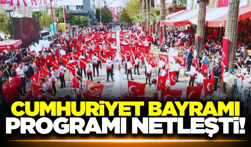 Manisa'da 29 Ekim Cumhuriyet Bayramı kutlama programı belli oldu!
