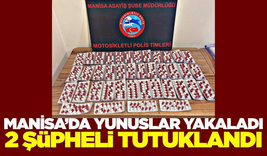Manisa'da yunuslardan uyuşturucu tacirlerine suç üstü! 2 kişi tutuklandı