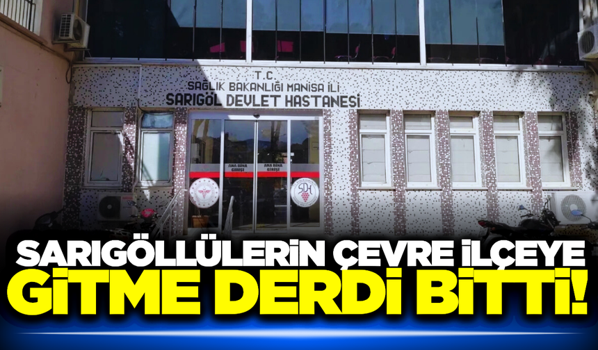 Sarıgöl Devlet Hastanesi Panoramik Diş Röntgen Cihazına Kavuştu