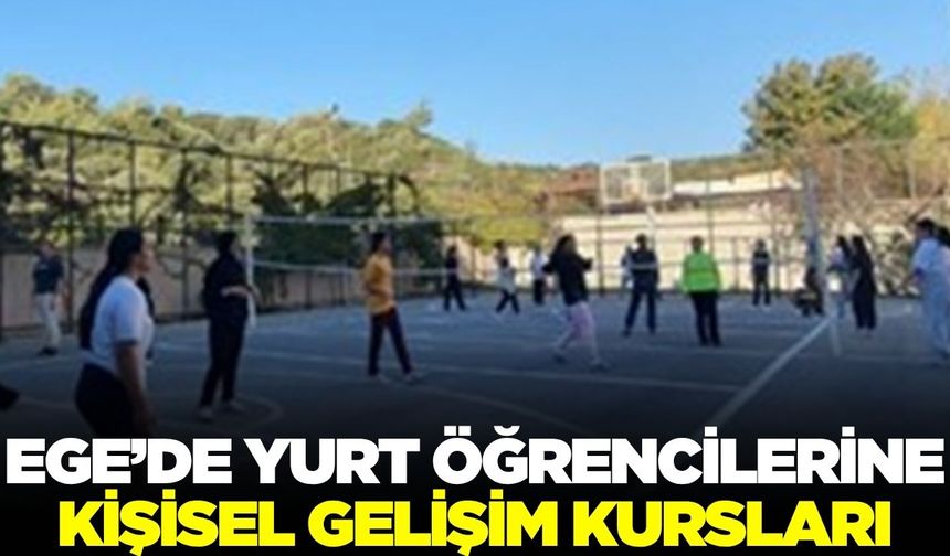Ege'de öğrencilere kişisel gelişim kursları