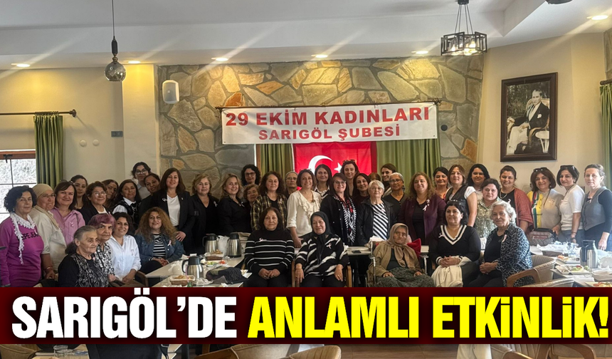 29 Ekim Kadınları Sarıgöl Şubesi'nden Meme Kanseri Farkındalık Etkinliği