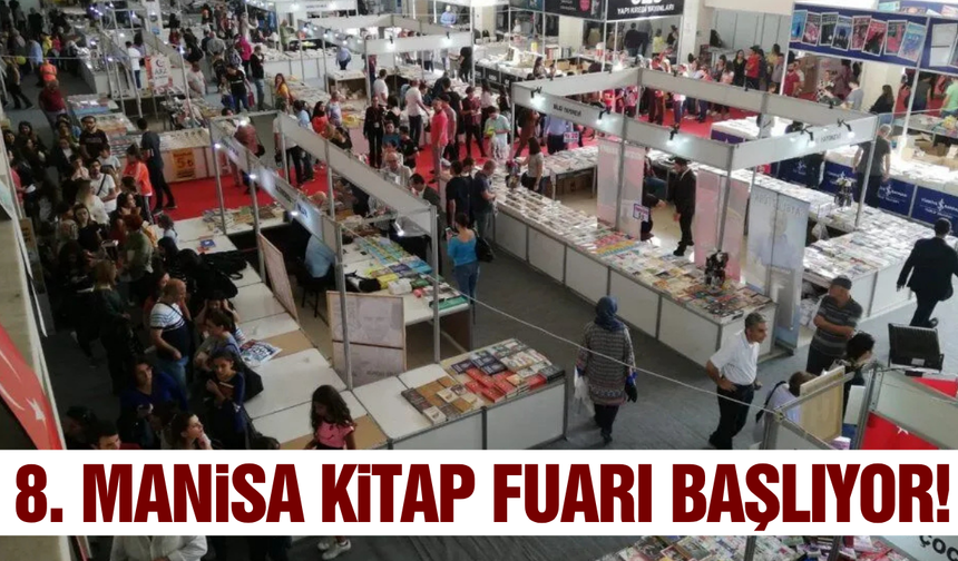 8. Manisa Kitap Fuarı kapılarını açıyor