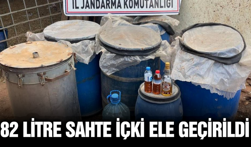 Salihli'de sahte alkol operasyonu!