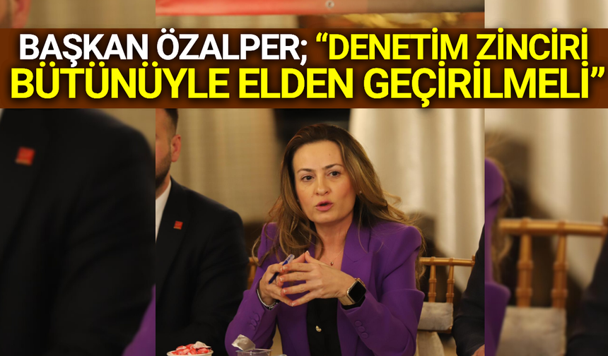 Başkan Özalper'den hükümete çağrı!