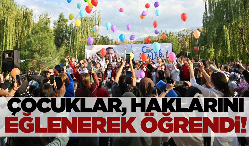 ÇKSM'li minikler Dünya Çocuk Hakları Günü'nü coşkuyla kutladı!