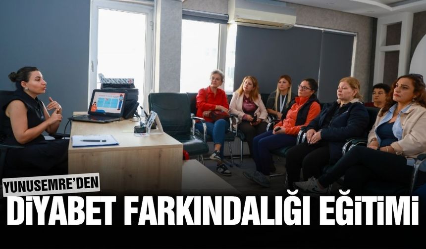 Diyabetle sağlıklı yaşamın anahtarı Yunusemre'de anlatıldı