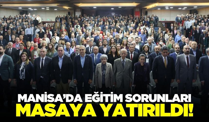 Eğitim meşalesi Yunusemre’de yakıldı