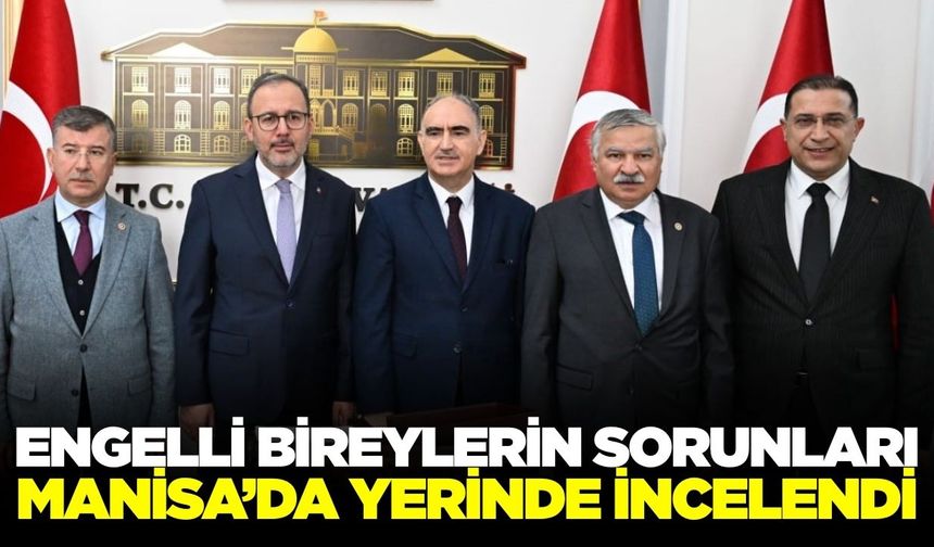 Kasapoğlu, engelli bireyler için Manisa'da