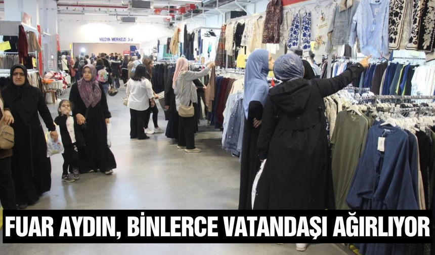 Fuar Aydın'a yoğun ilgi