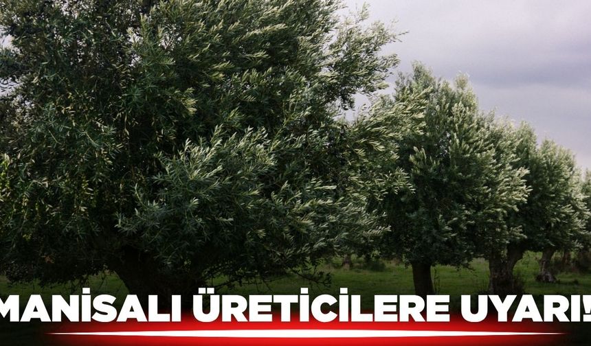 Salihli İlçe Tarım ve Orman Müdürlüğü üreticileri uyardı!