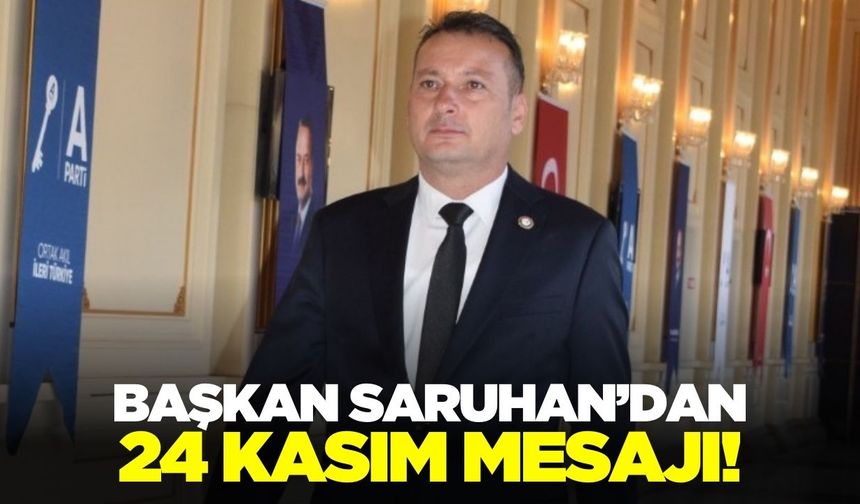 Başkan Saruhan, "Bir ülkenin kaderi sınıfta şekillenir, kürsüde yazılır"