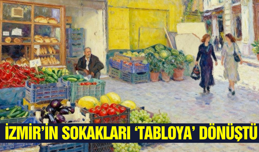 İzmir'in sokaklarına sanatsal dokunuş!
