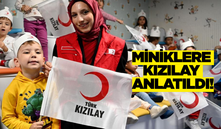 Kuşadası’nda Kızılay bilinci miniklere aşılandı