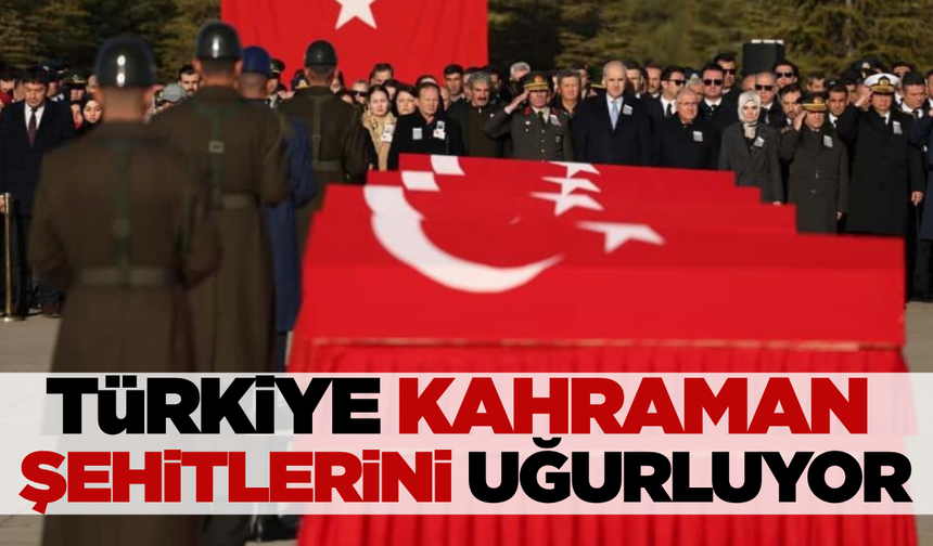 Kahraman şehitlerimiz memleketlerine uğurlandı!