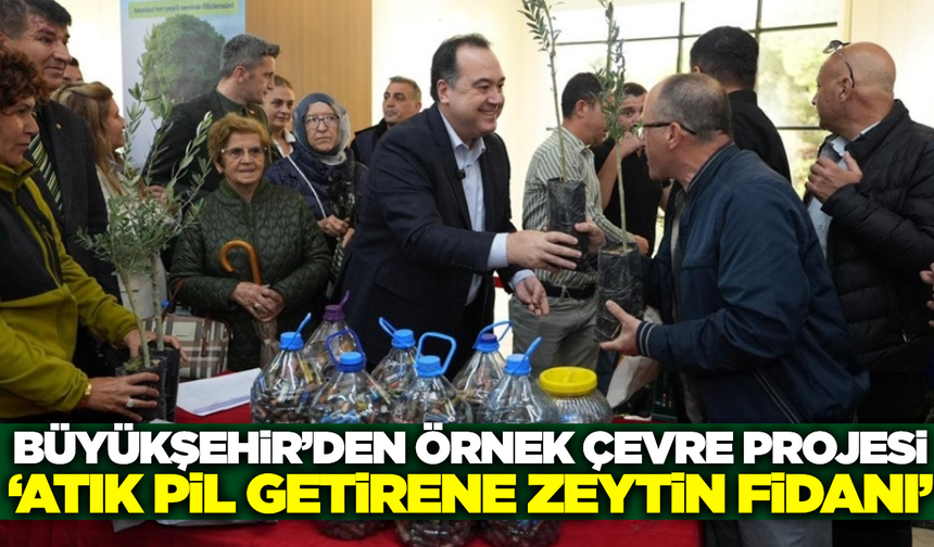 Manisa Büyükşehir'den çevre dostu kampanya!