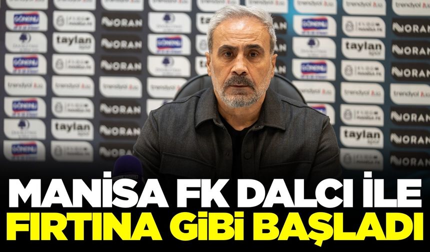 Manisa FK ile Dalcı'dan ilk maçta ilk galibiyet
