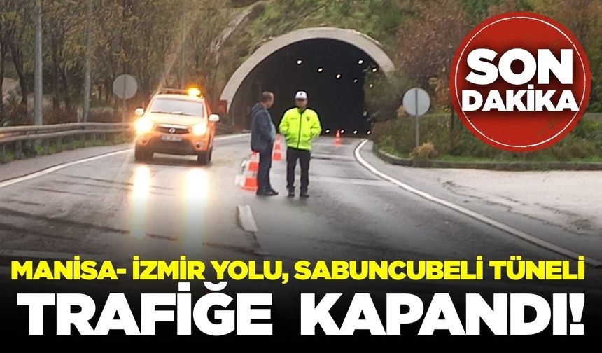 Sabuncubeli tüneli trafiğe kapandı
