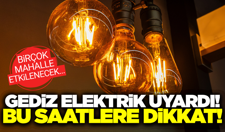 Manisa'da 17 Kasım’da planlı elektrik kesintisi! İşte etkilenecek mahalleler...