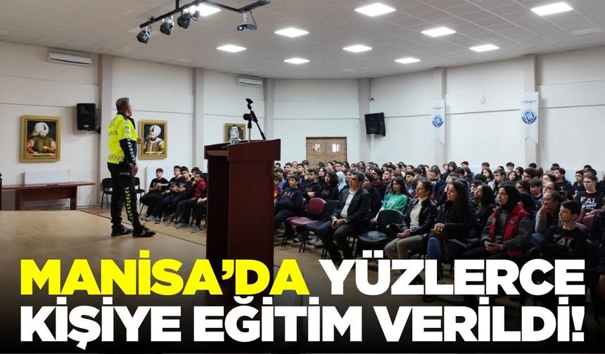 Manisa’da suç önleme eğitimi