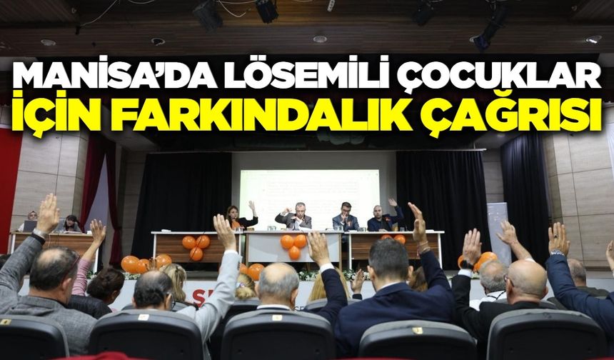 Manisa'da lösemili çocuklara destek çağrısı
