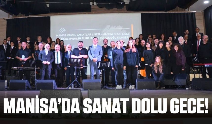 Manisa'da Öğretmenler Günü'nde sanat dolu kutlama