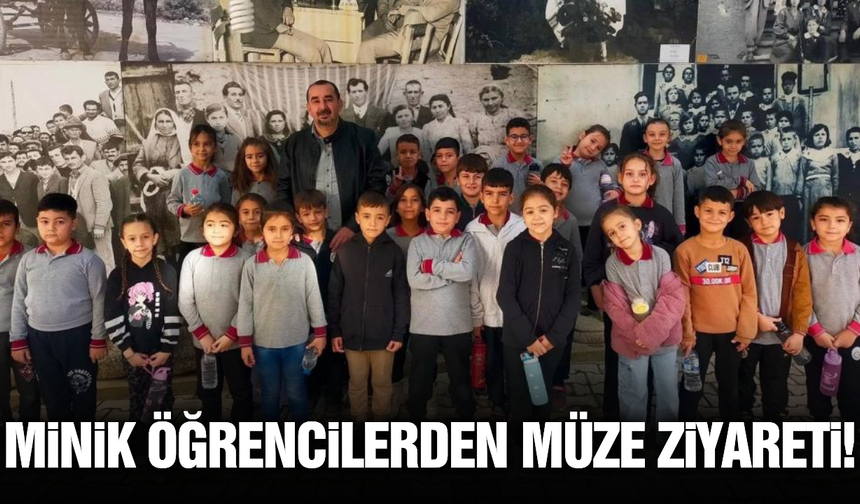 Minik öğrenciler Sarıgöl’ün kültürel zenginliklerini keşfetti