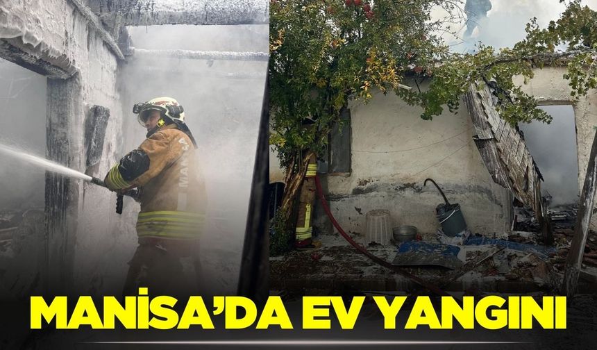 Manisa'nın Alaşehir İlçesinde Ev Yangını: Maddi Hasar Meydana Geldi