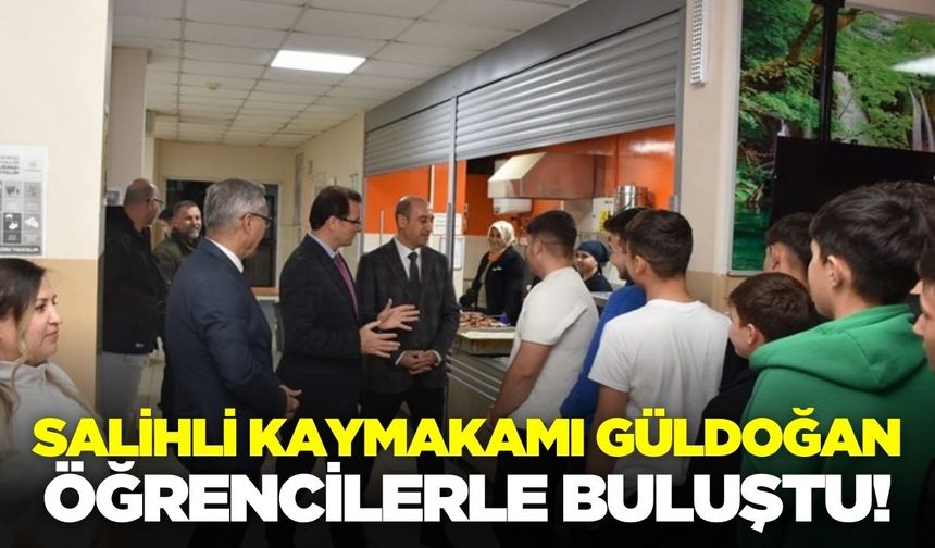 Kaymakam Güldoğan'dan öğrencilere ziyaret!
