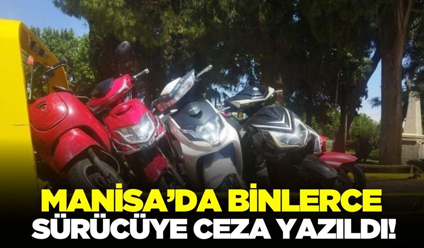 Salihli’de binlerce araç denetlendi