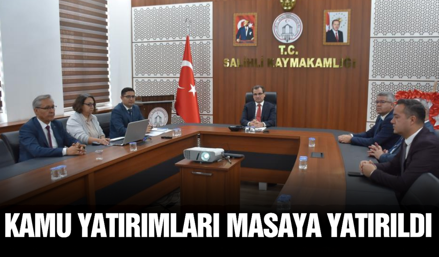 Salihli'de yatırım ve hizmetler masaya yatırıldı