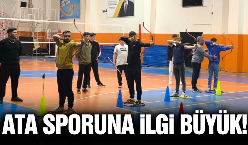 Sarıgöl'de ata sporuna yoğun ilgi!