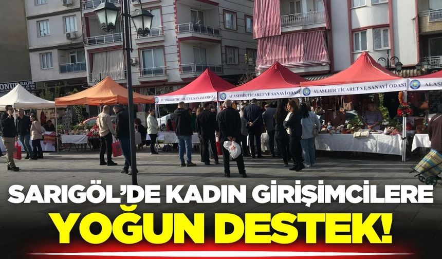 Sarıgöl'de girişimcilere destek geldi!