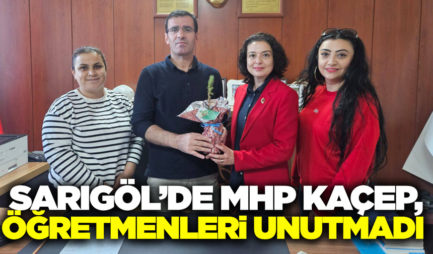 Sarıgöl'de MHP KAÇEP'ten anlamlı ziyaret!