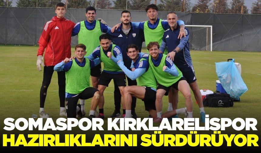 Manisa temsilcisi Kırklarelispor'a hazırlanıyor