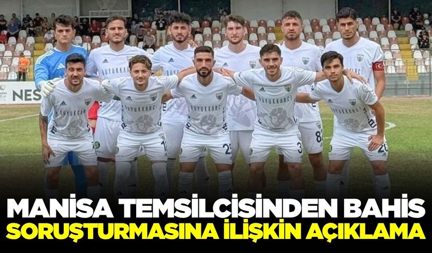 Somaspor’dan bahis soruşturmasına ilişkin açıklama