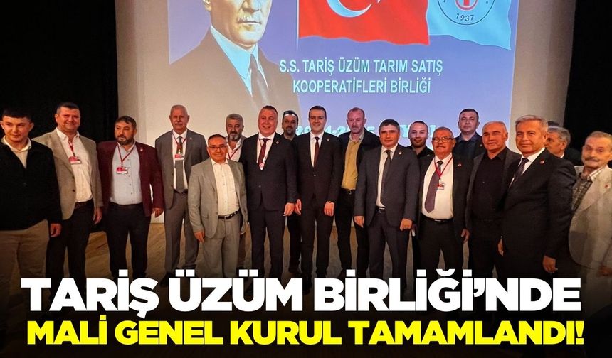 TARİŞ Mali Genel kurul toplantısı tamamlandı!