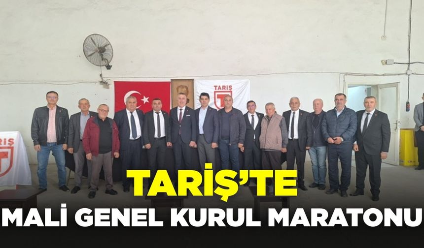 TARİŞ ilçe kongreleri tamamlandı!