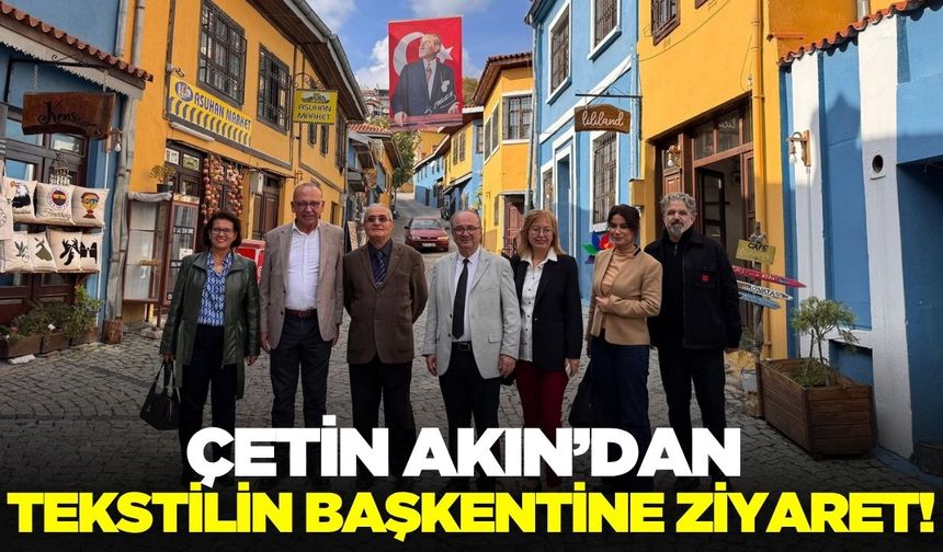 Çetin Akın'dan Buldan'a ziyaret!