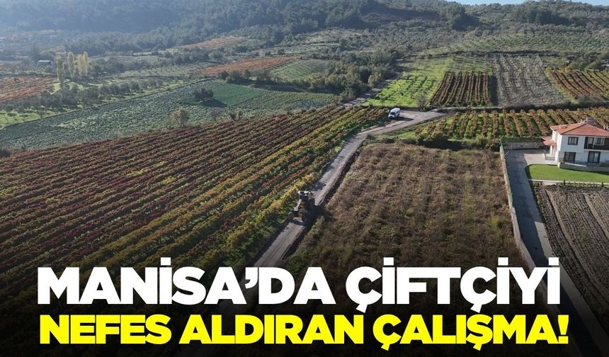 Manisa'da zorlu ulaşım geride kaldı!