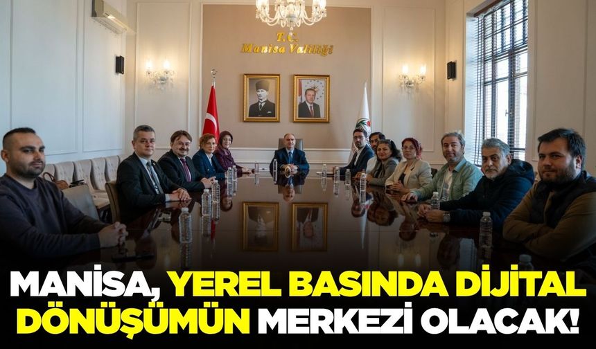 Manisa Gazeteciler Cemiyeti’nden Türkiye’ye model olacak proje