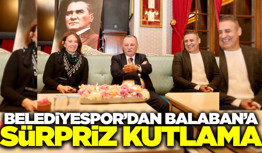 Yunusemre Belediyespor'dan Başkan Balaban'a öğretmenler günü jesti