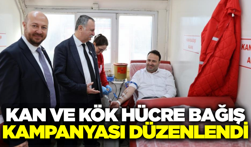 Yunusemre'de kan ve kök hücre bağış kampanyası!
