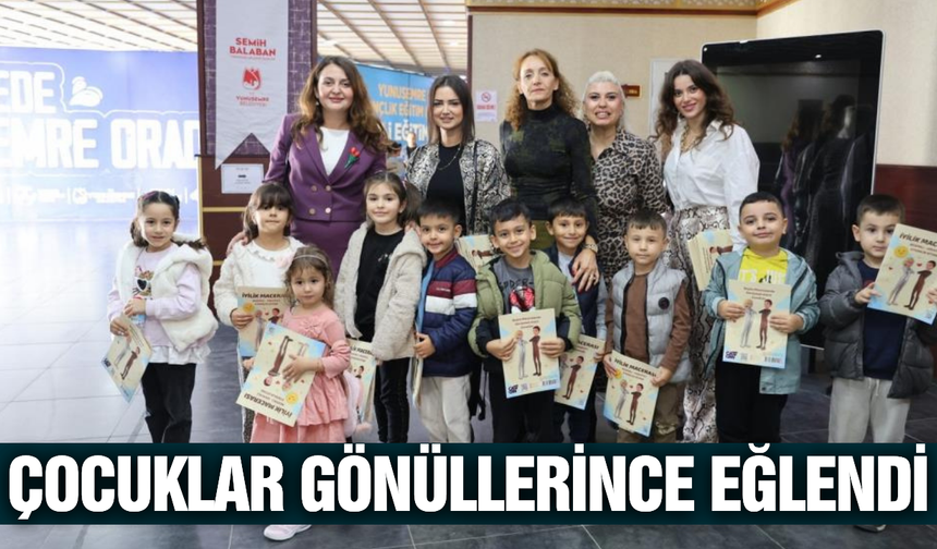 Yunusemreli çocuklar Dünya Çocuk Hakları Günü’nde gönüllerince eğlendi