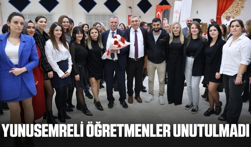 Yunusemre'de Öğretmenler Günü programı